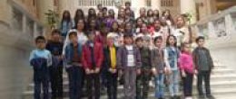 Ağdam rayon 149 saylı tam orta məktəbin III, V, VII və VIII sinif şagirdləri Azərbaycan Milli Kitabxanasında ekskursiyada olmuşlar