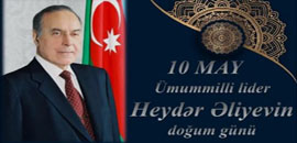 Azerbaijan National Library presents an exhibition called “May 10 – Birthday of National Leader Heydar Aliyev” in virtual mode